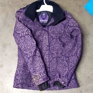 Paisley purple Core ski Jacket
